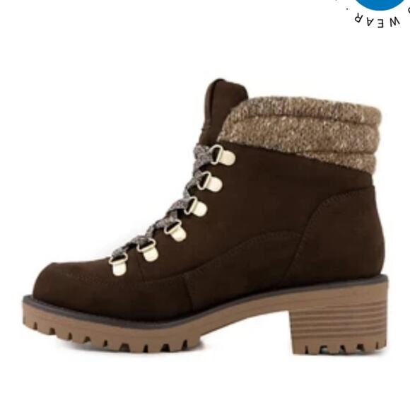 TRUE CRAFT NWT WOMENS BROWN MARKIE HIKING BOOTS - Picture 1 of 8